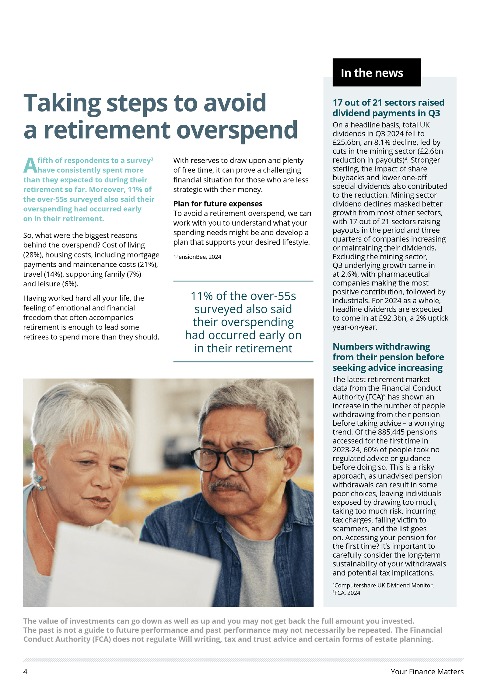 Your Finance Matters. News Letter