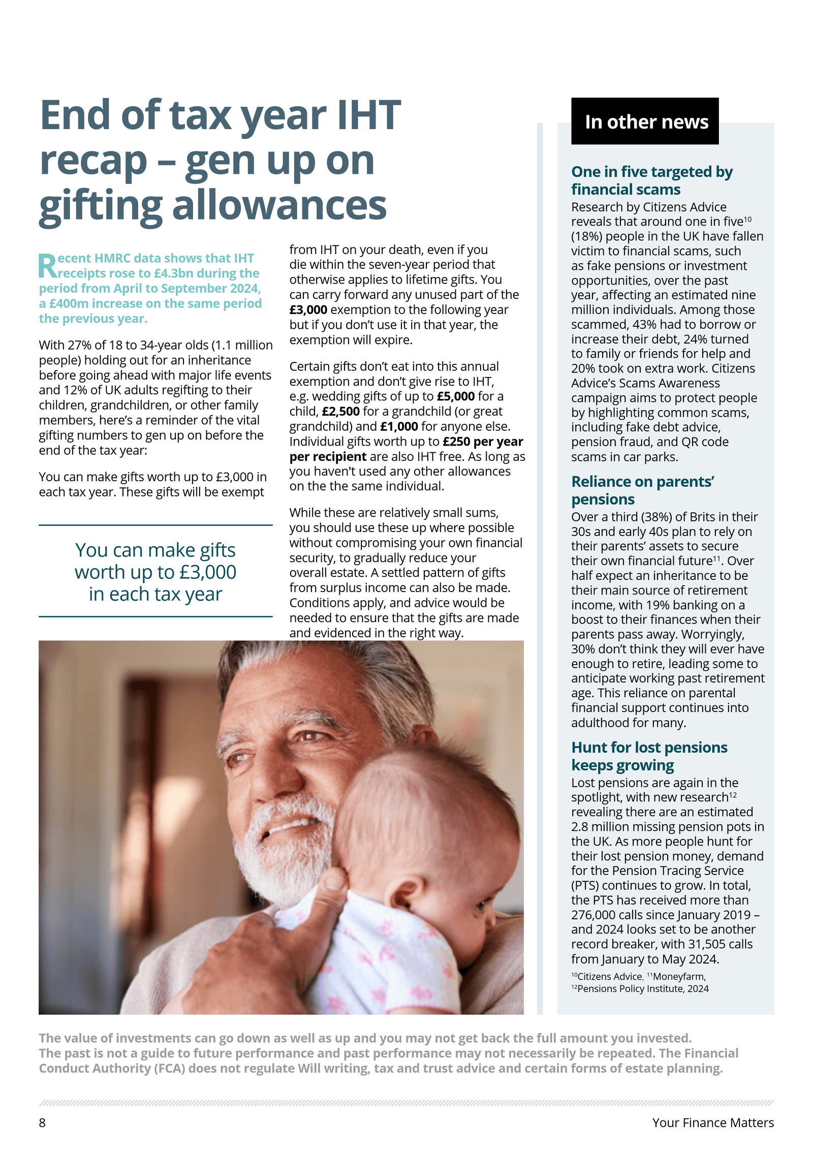 Your Finance Matters. News Letter