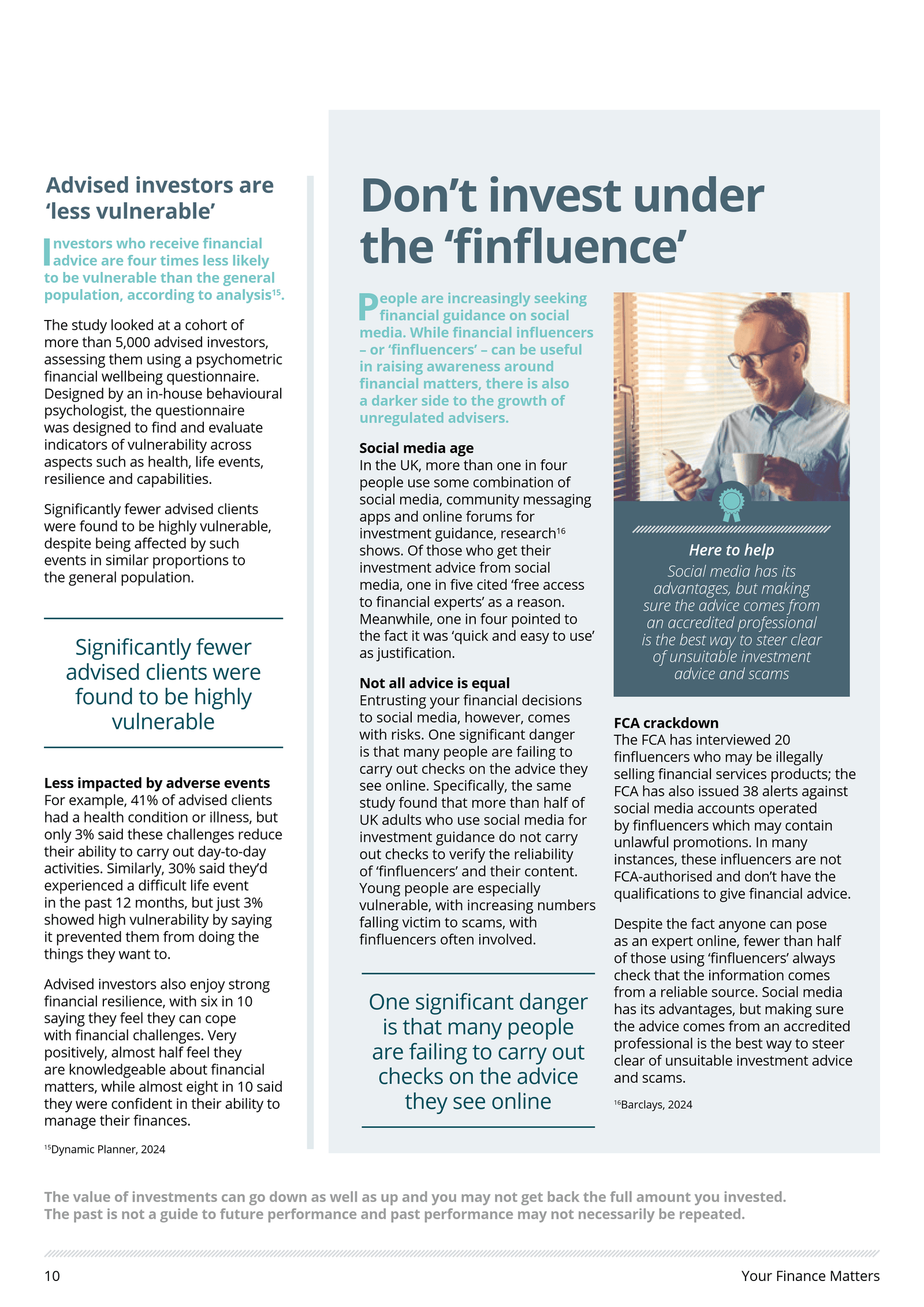 Your Finance Matters. News Letter