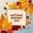 Autumn Budget 2024 infographic: key economic forecasts, tax changes, and public spending plans.